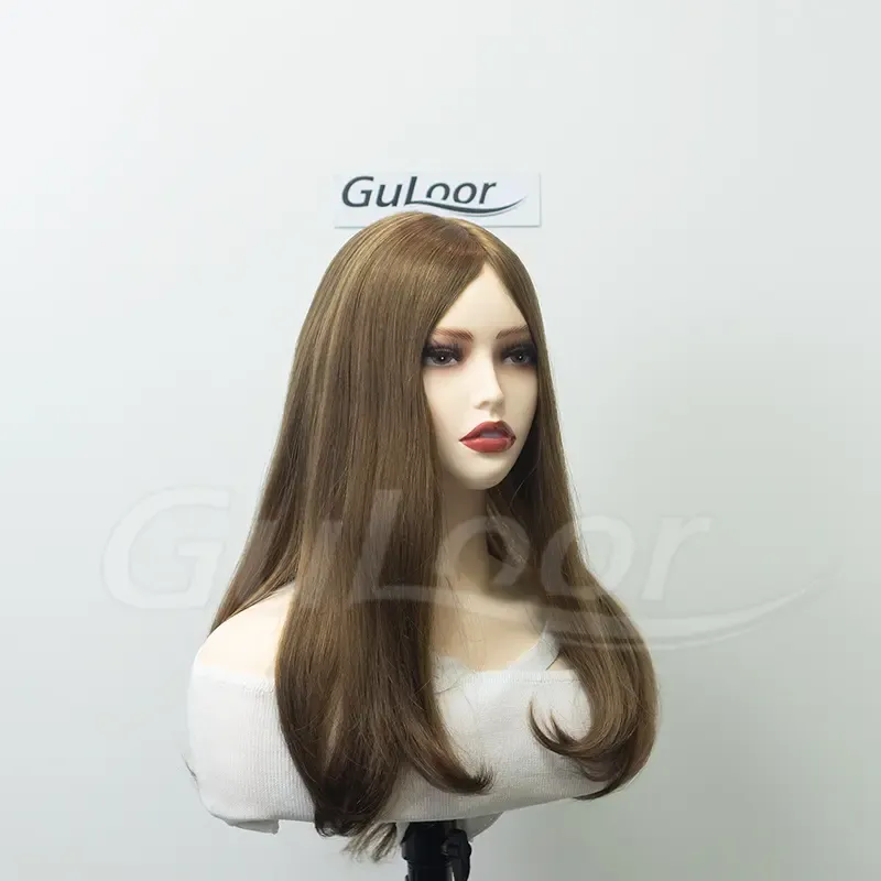 New Stock 16 Inches Silk Top All Hand Tied Made Color#8/#10 100% Chineses Virgin Hair