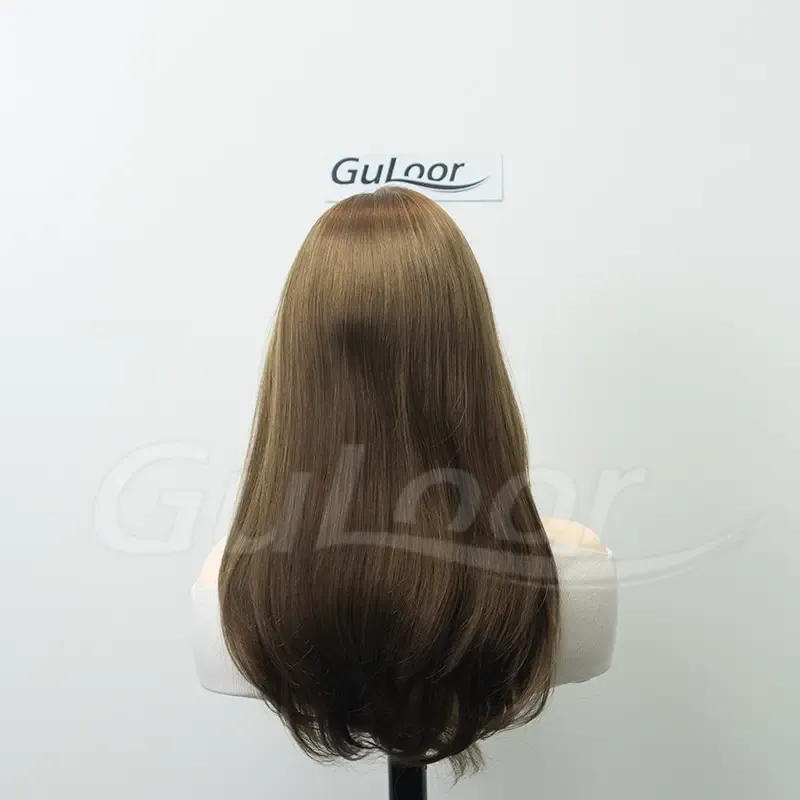 New Stock 16 Inches Silk Top All Hand Tied Made Color#8/#10 100% Chineses Virgin Hair