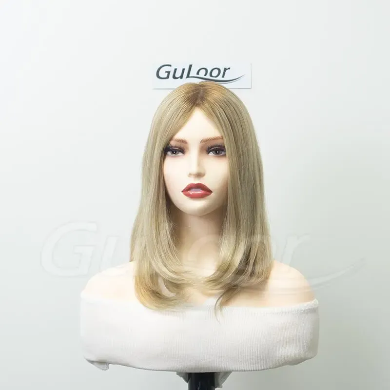 New Stock 12 Inches Silk Top All Hand Tied Made Color#12FS12 100% Chineses Virgin Hair