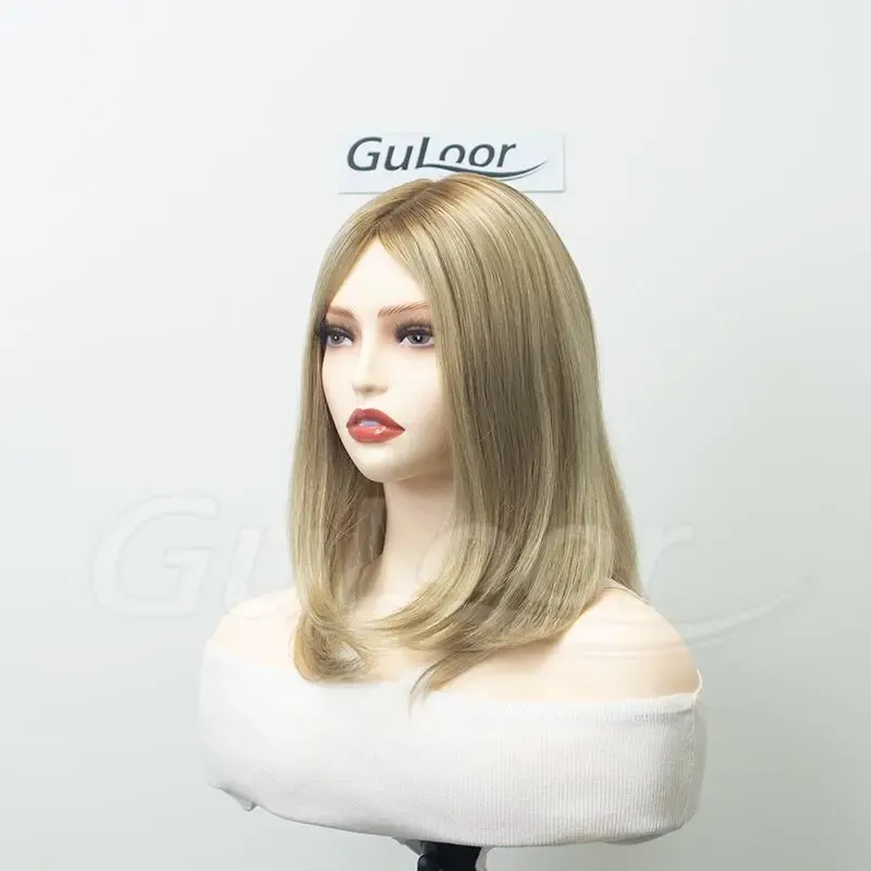 New Stock 12 Inches Silk Top All Hand Tied Made Color#12FS12 100% Chineses Virgin Hair