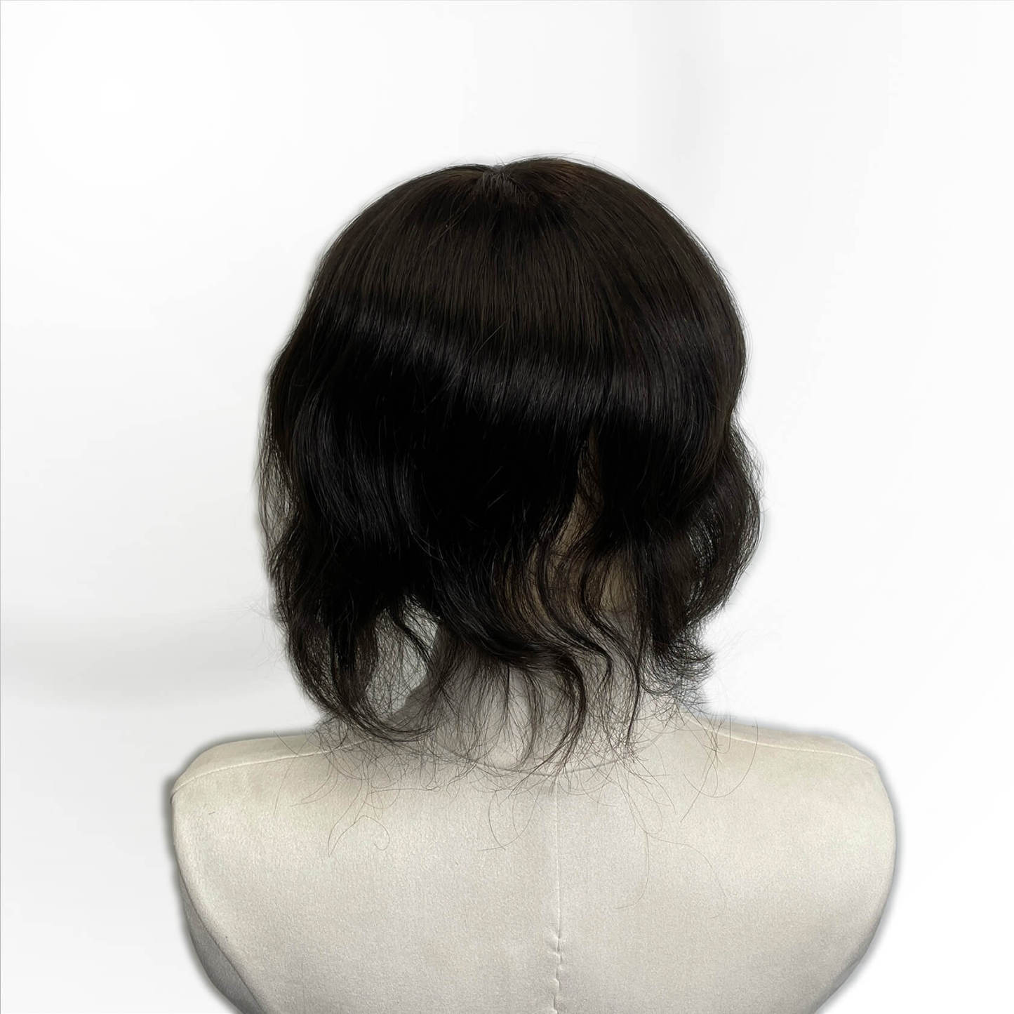 Human Hair Topper hair Color#dark brown hair Custom Order  | Guloor Hair