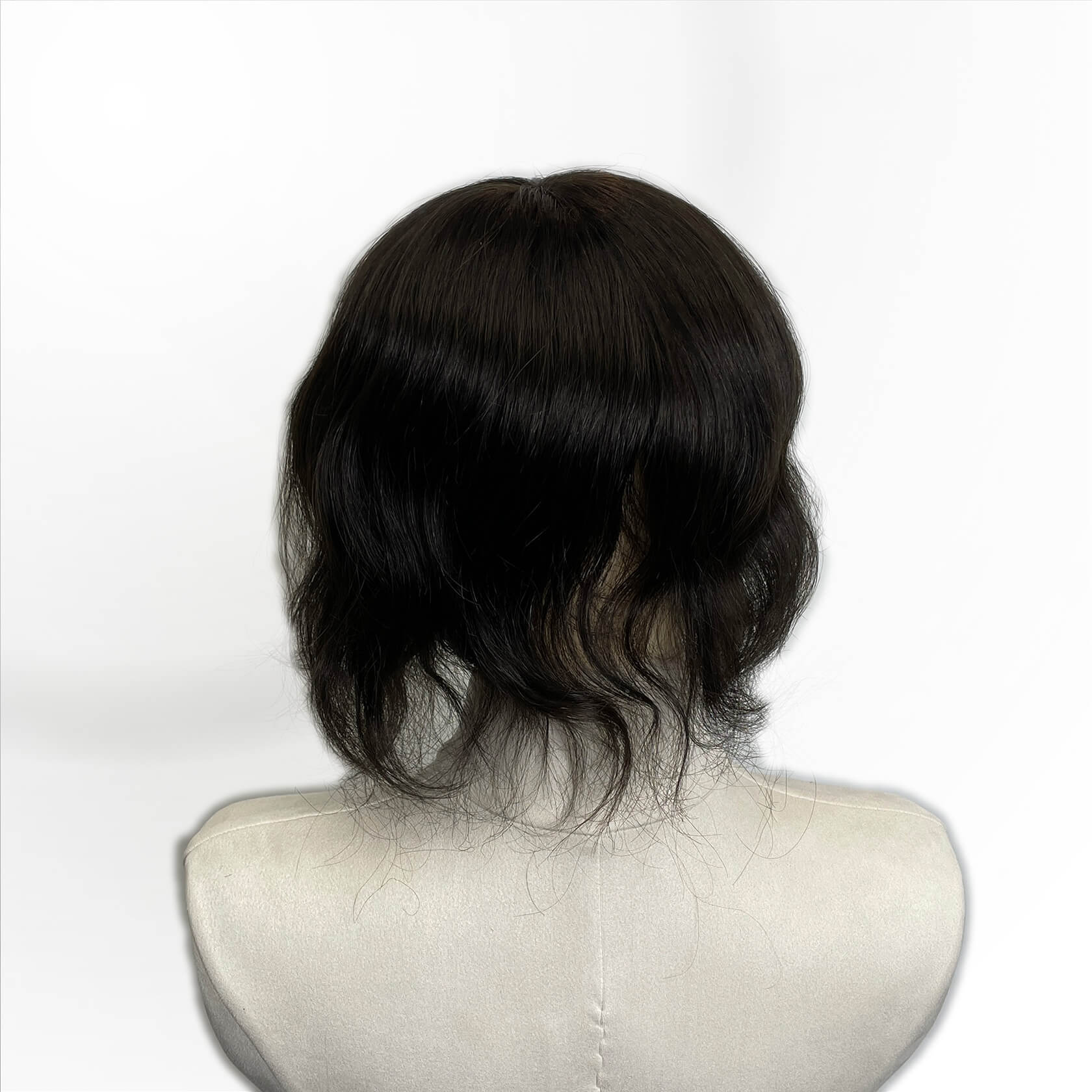 Human Hair Topper hair Color#dark brown hair Custom Order  | Guloor Hair