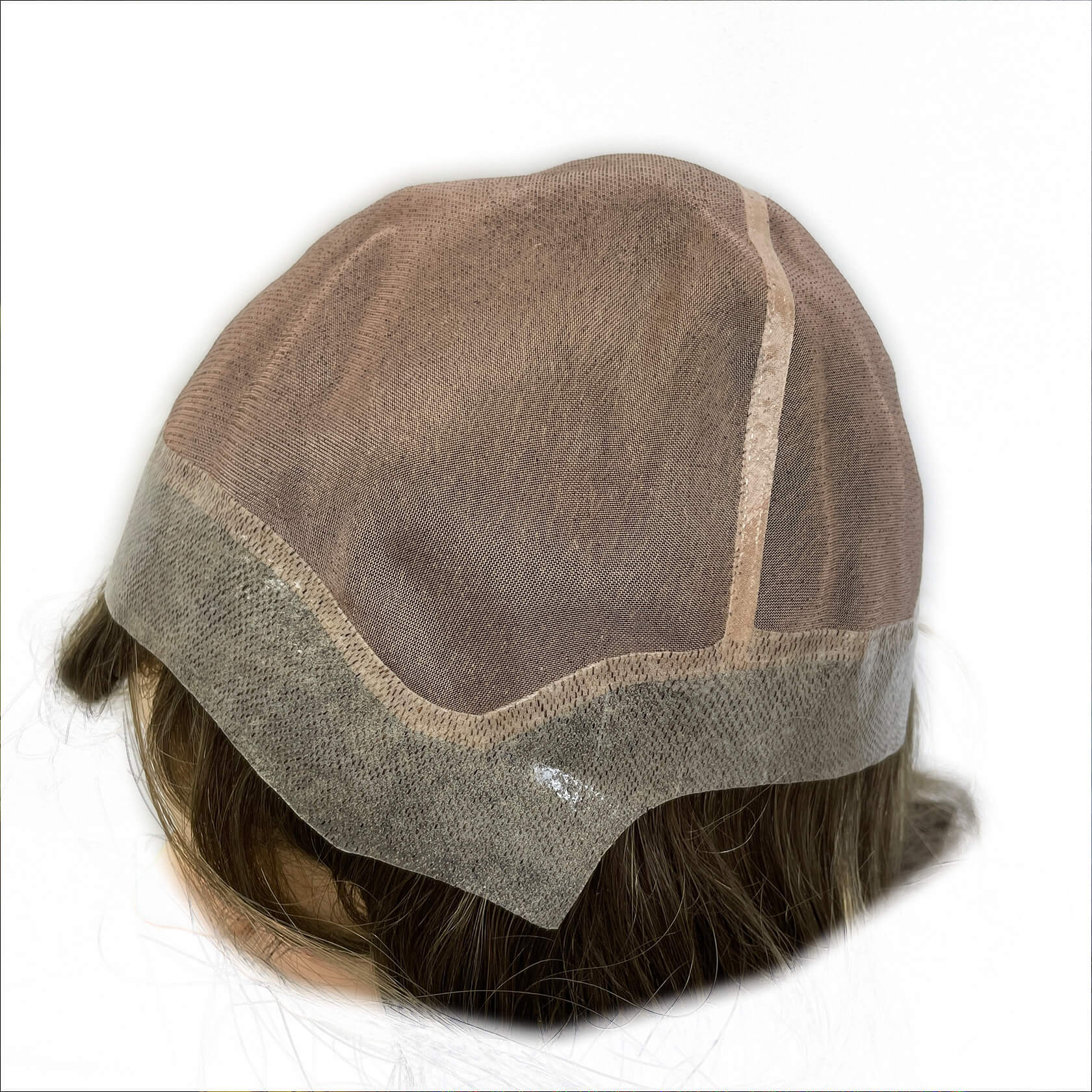 Human Hair Topper hair Color#dark brown hair Custom Order Big size  | Guloor Hair