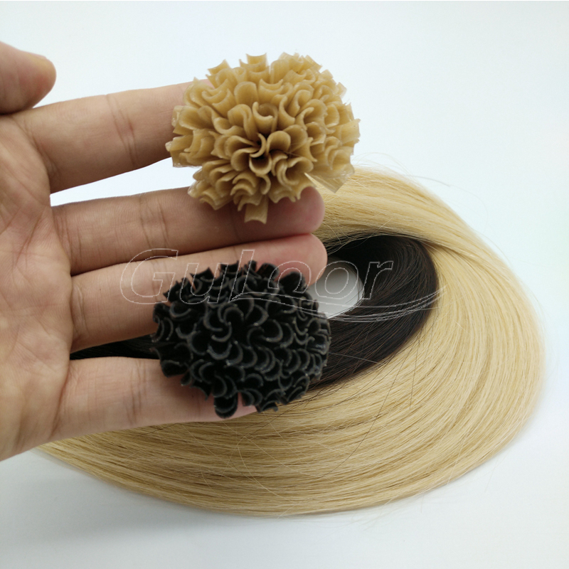 100% Real Remy Hair Full Cuticle Correct Unprocessed Remy u tip extension