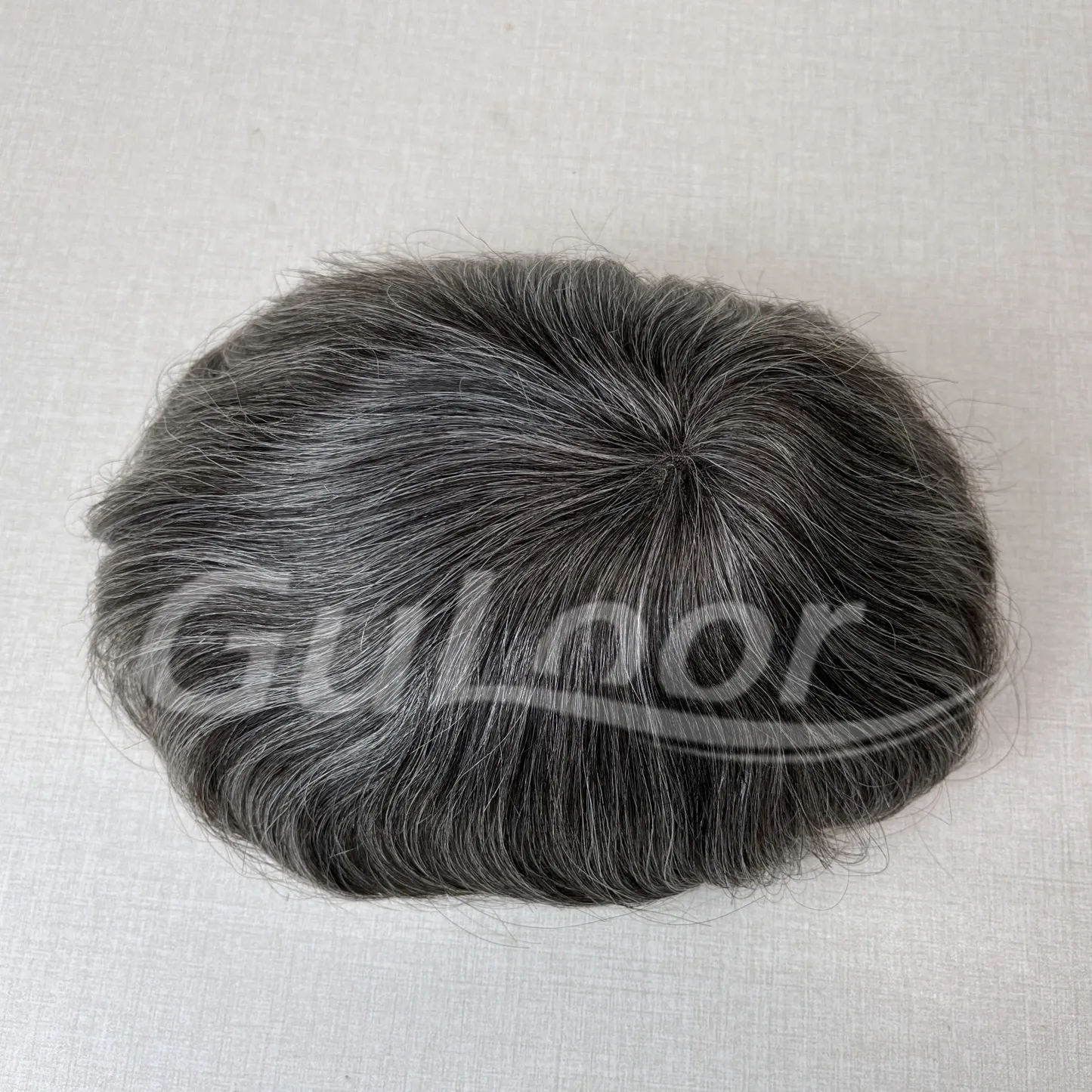 Guloor Best Men's Toupee Fine Mono With Npu Front Folded Edges