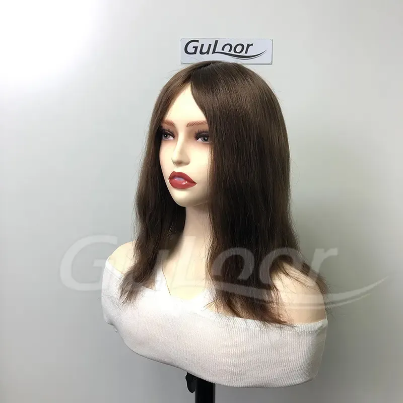Full skin topper Color #6  Women's Topper  | Guloor Hair