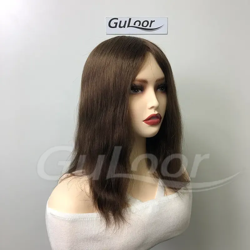 Full skin topper Color #6  Women's Topper  | Guloor Hair