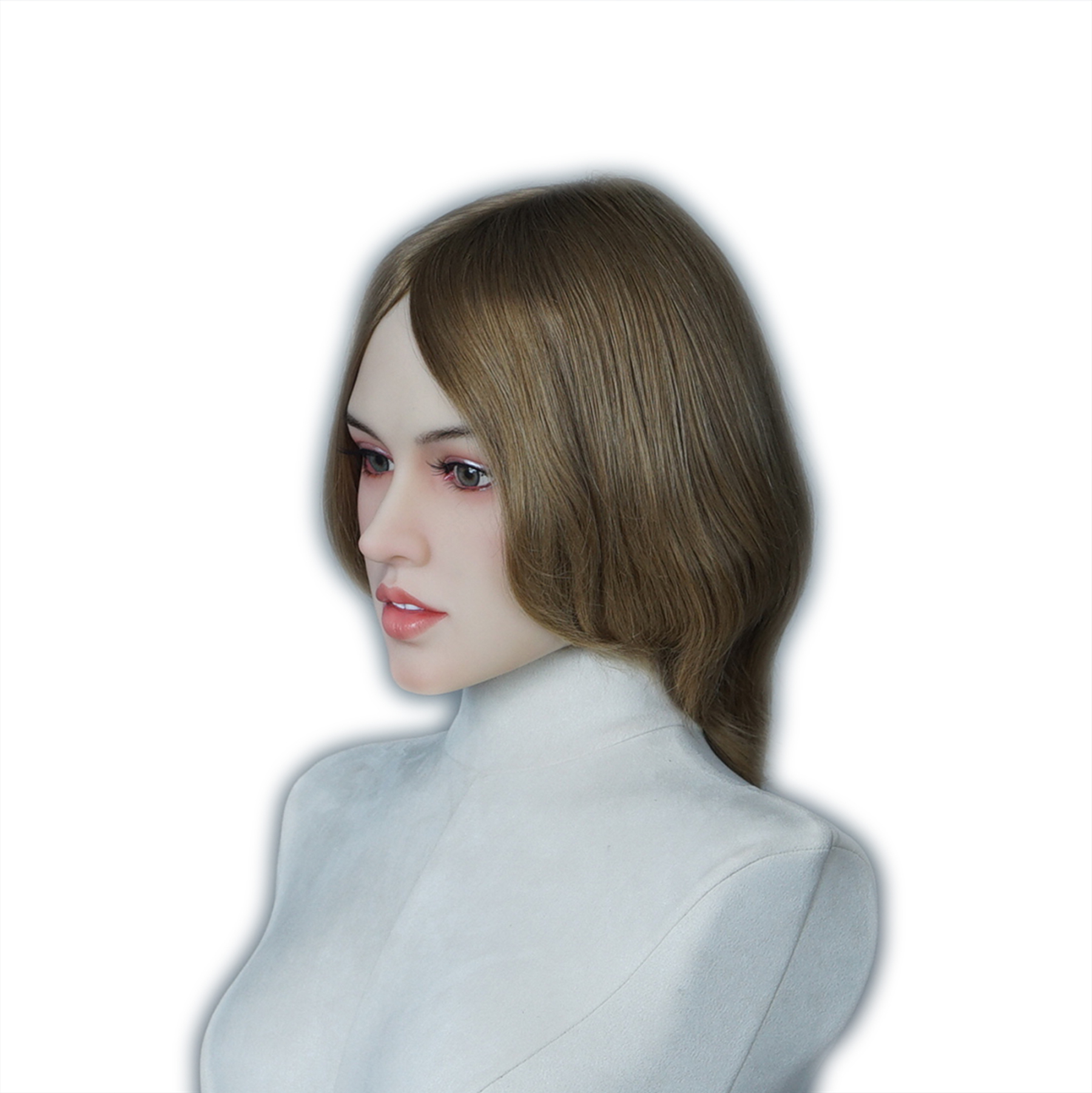 Jewish wig Silk Top Front Lace 8 Inches #27 | Guloor Hair