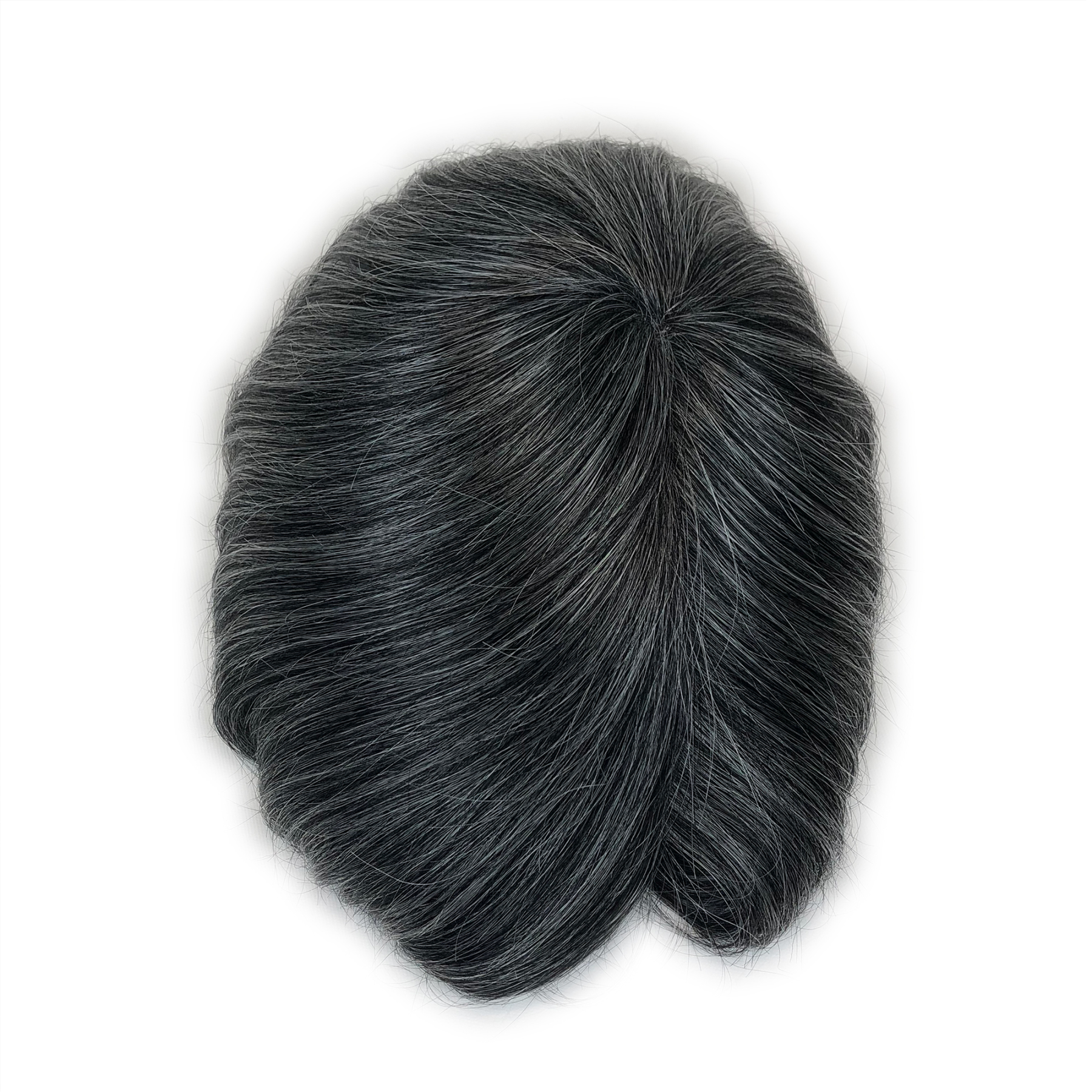 Custom Order Human Hair Full Skin V-loop #1 mix 50-60-70 Men Hair system