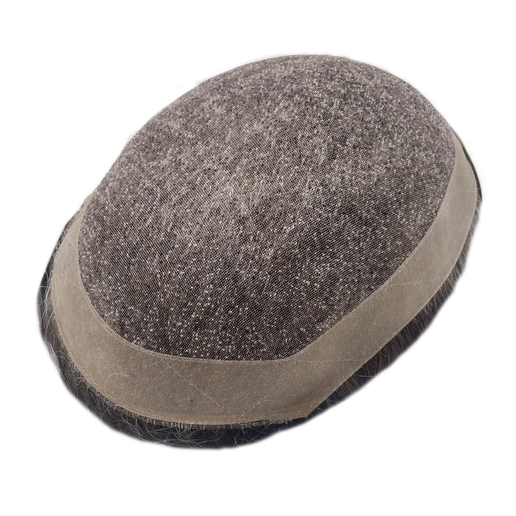 Custom Order Fine Mono Men's toupee 120% Density Made By Template/Color 550#