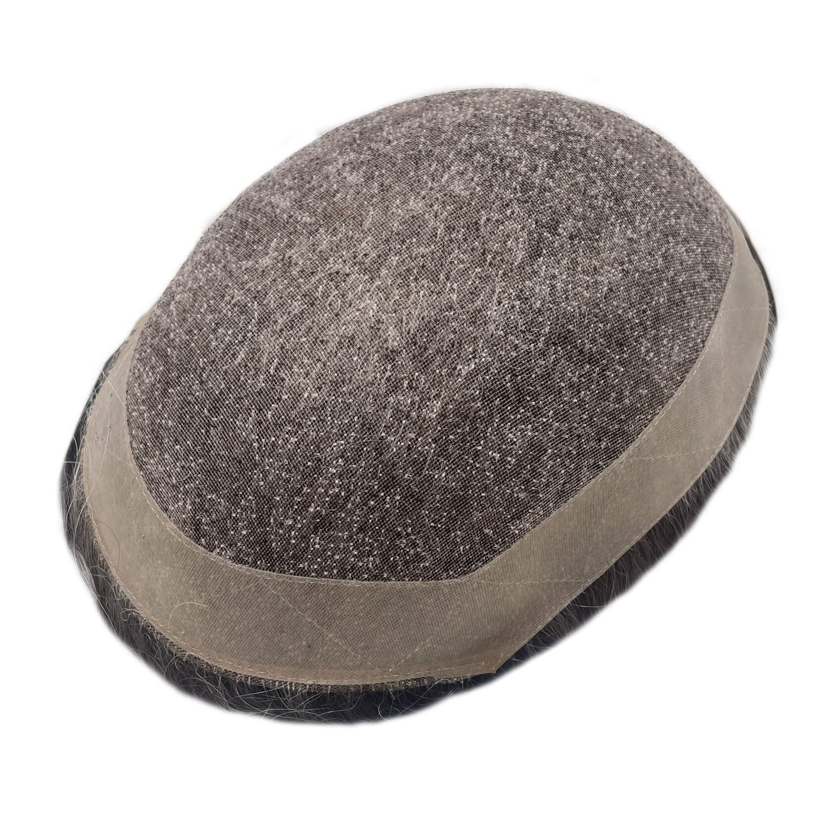 Custom Order Fine Mono Men's toupee 120% Density Made By Template/Color 550#