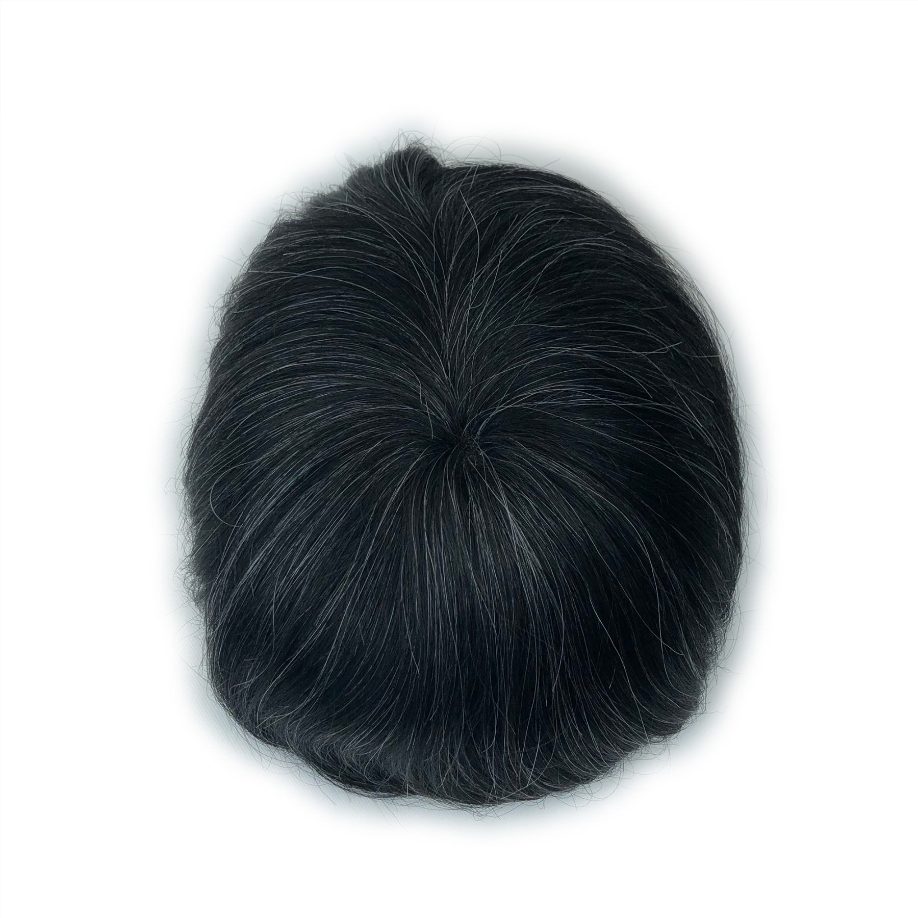 Custom Order Human Hair Skin V-loop #1 mix 15-20 Men toupee