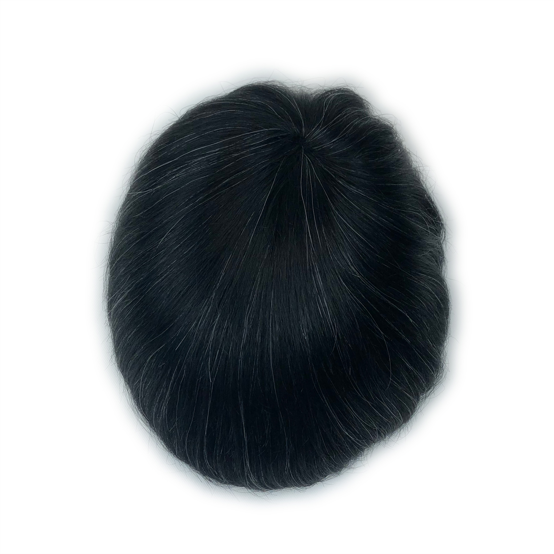 Custom Order Human Hair Skin V-loop #1 mix 10-20 Men toupee