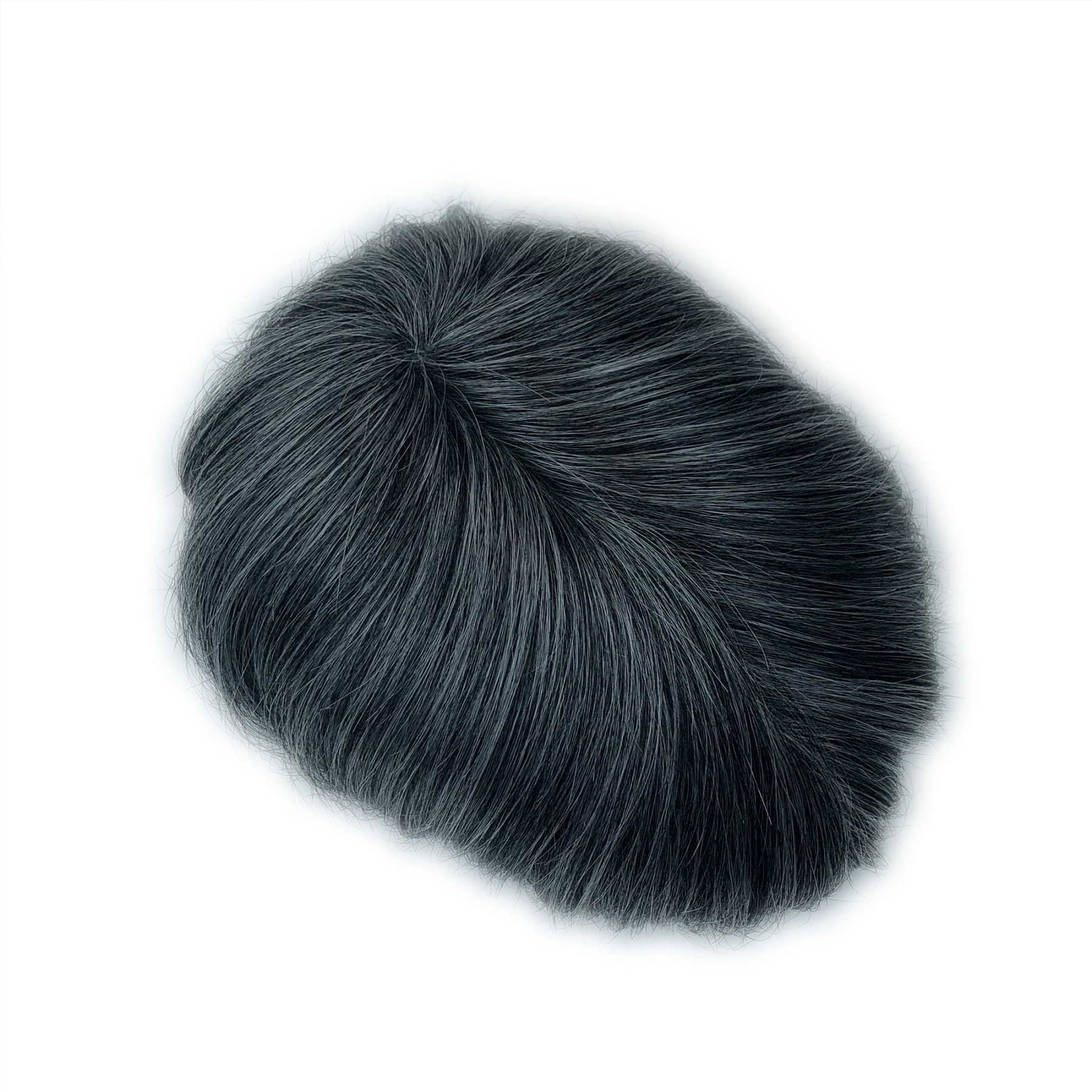 Custom Order Human Hair Skin V-loop #1 mix 50-80 Men toupee
