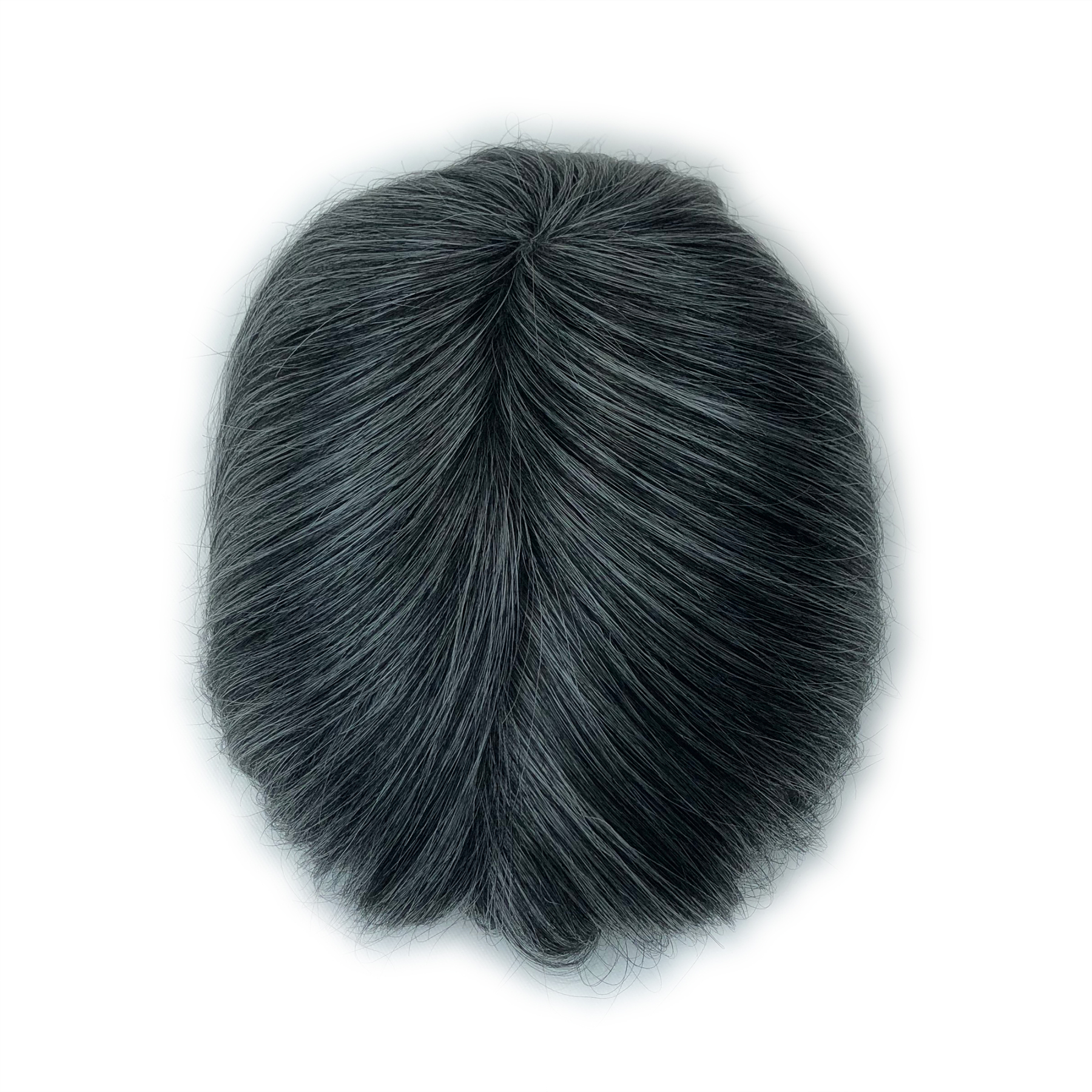 Custom Order Human Hair Skin V-loop #1 mix 50-80 Men toupee