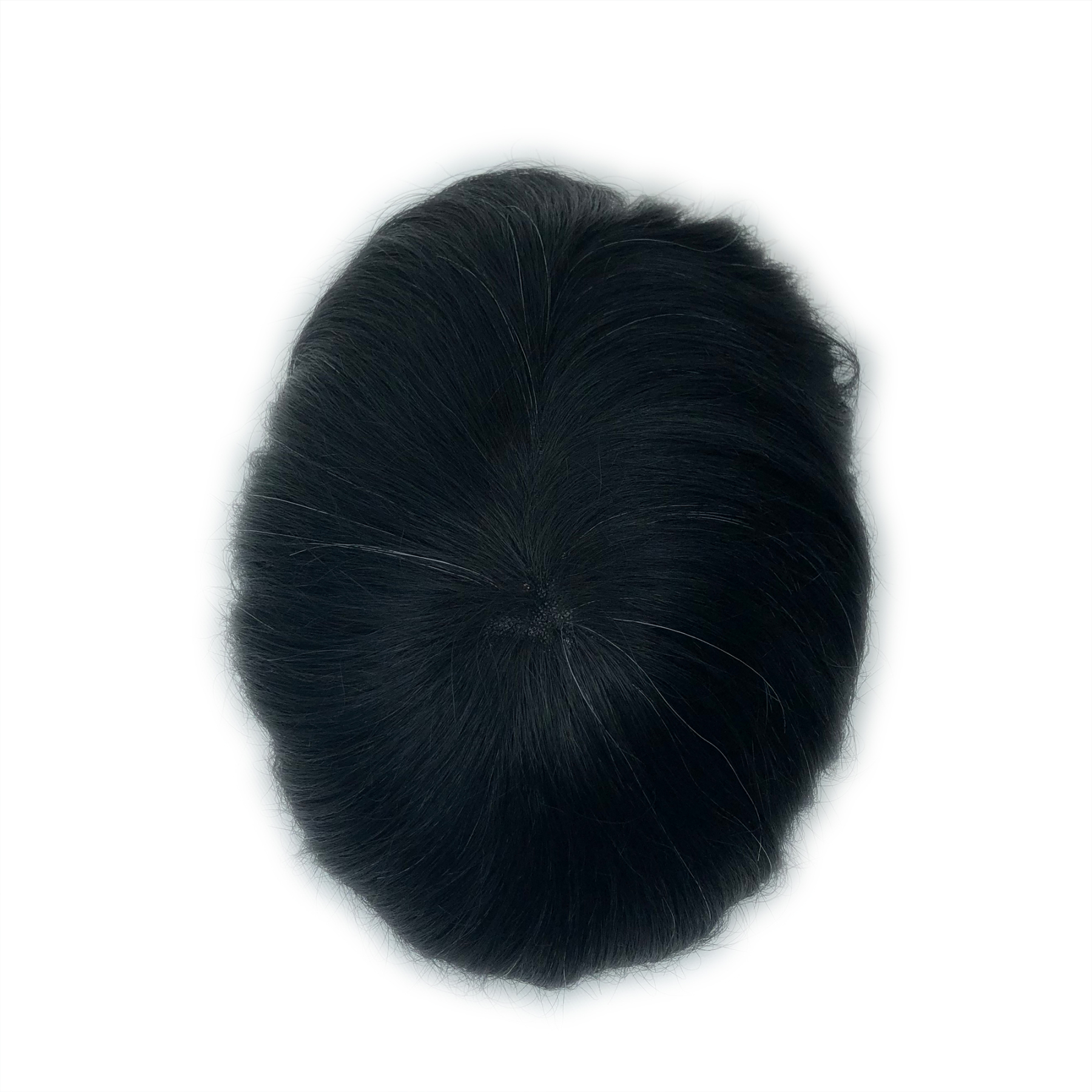 Custom Order Human Hair mono 0.11 #1 mix 05-10 Men toupee
