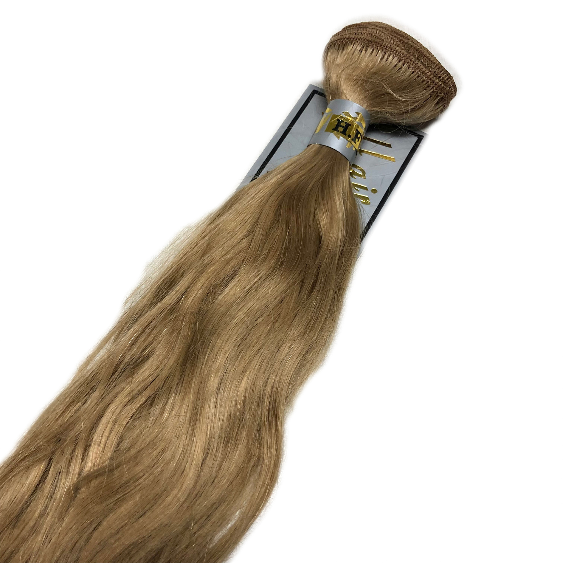High-end hand-tied weft, blond hair, 16 inches long