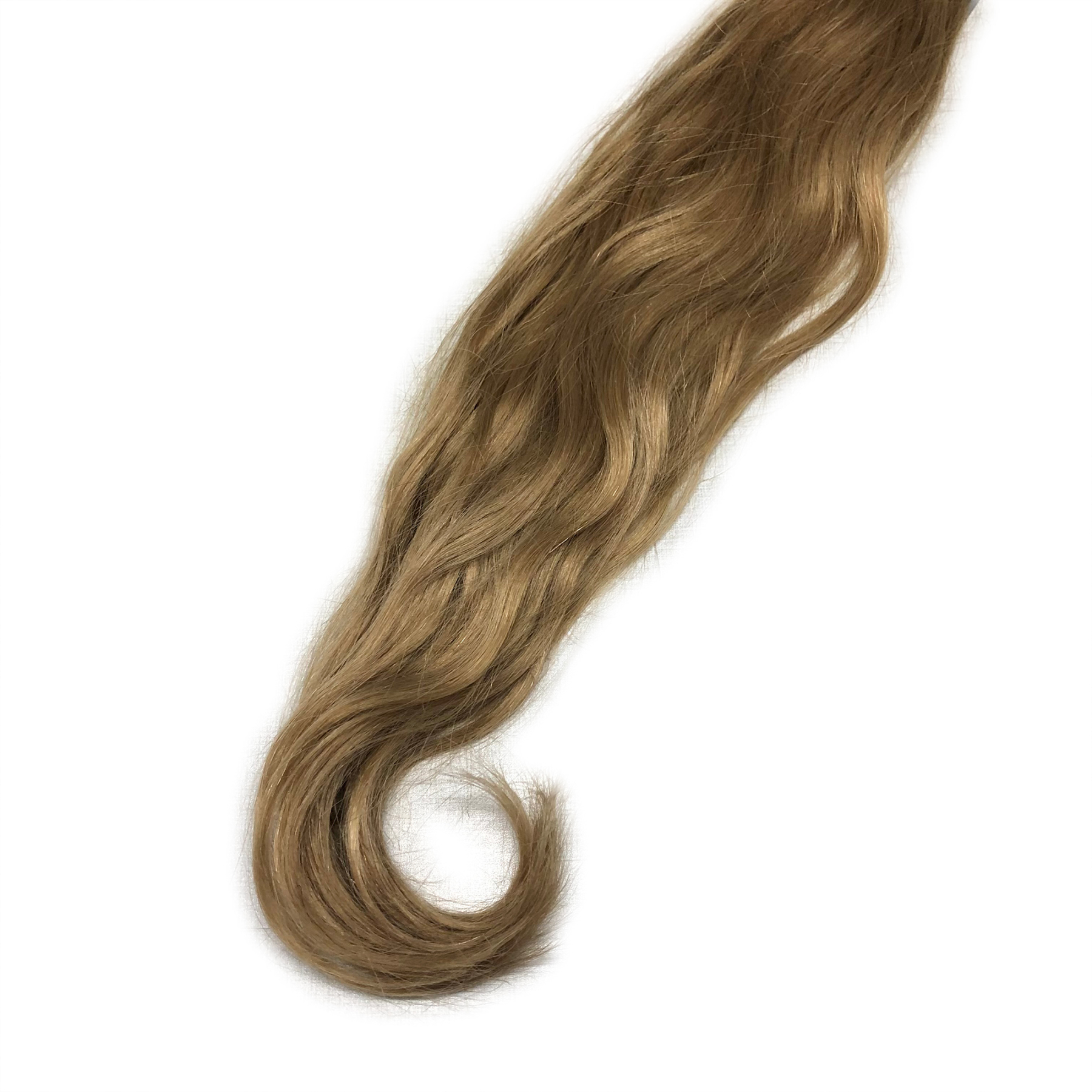 High-end hand-tied weft, blond hair, 16 inches long
