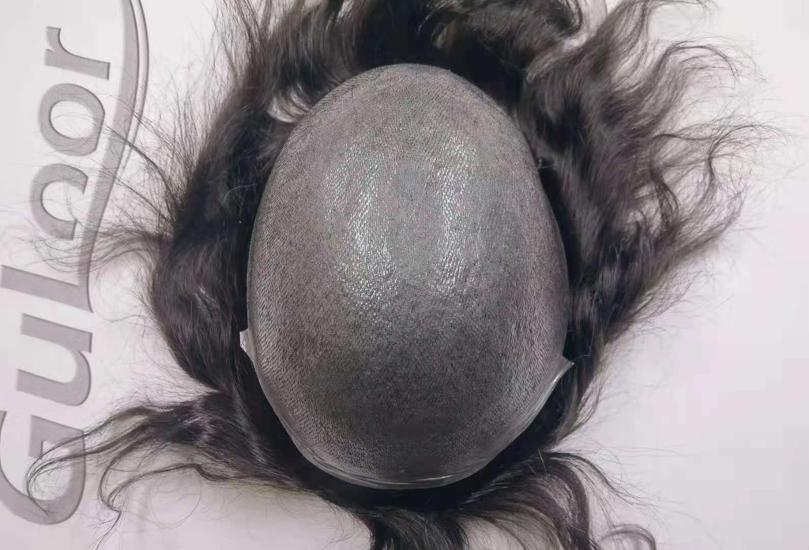 Thin Skin Men Toupee Wholesale Price 100% Virgin Human Hair