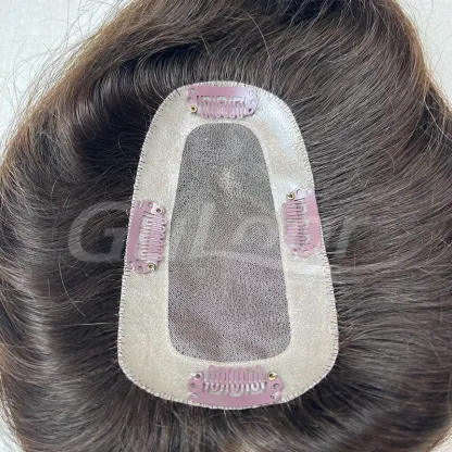 Fine mono topper Color #2 Human Women's Topper  | Guloor Hair