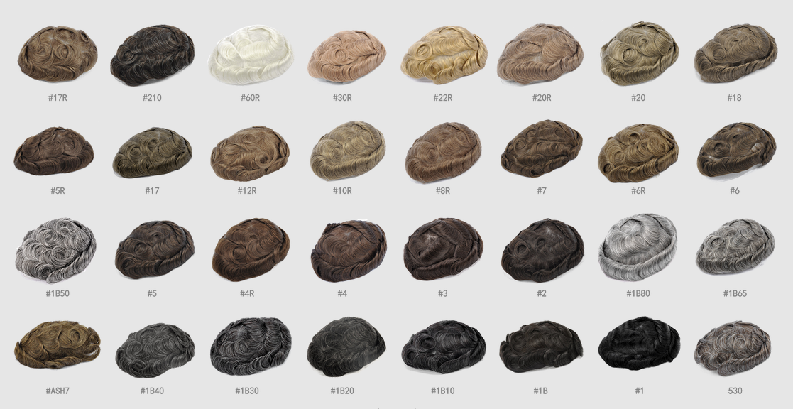 French Lace with Thin Skin Hairpieces | Q7 | Guloor Hair