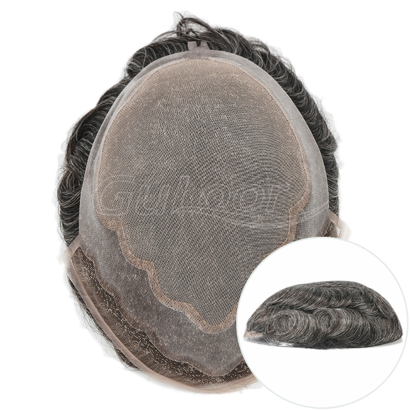 Wholesale Mono Top With Poly Coating All Around Perimeter Most Popular Men’s Toupee