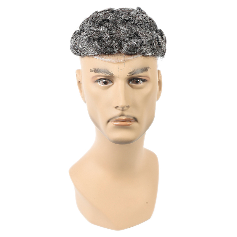 Wholesale Mono Top With Poly Coating All Around Perimeter Most Popular Men’s Toupee