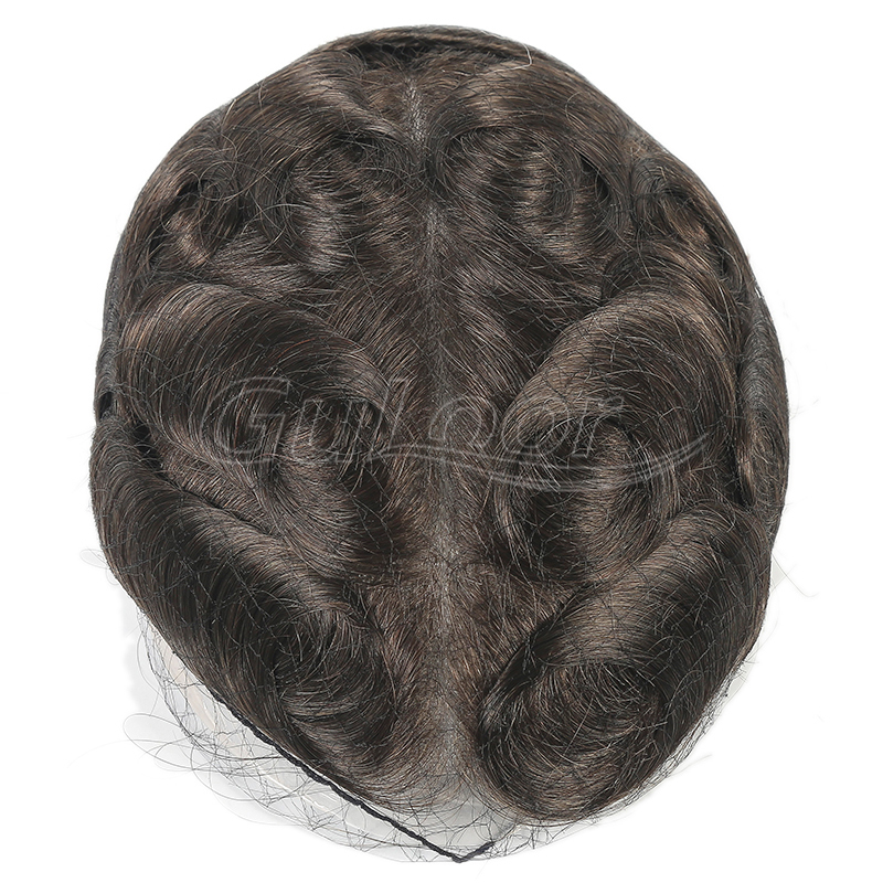 Hair Replacement Wholesale 0.02mm Ultra Thin Skin V-looped Hairpiece For Men