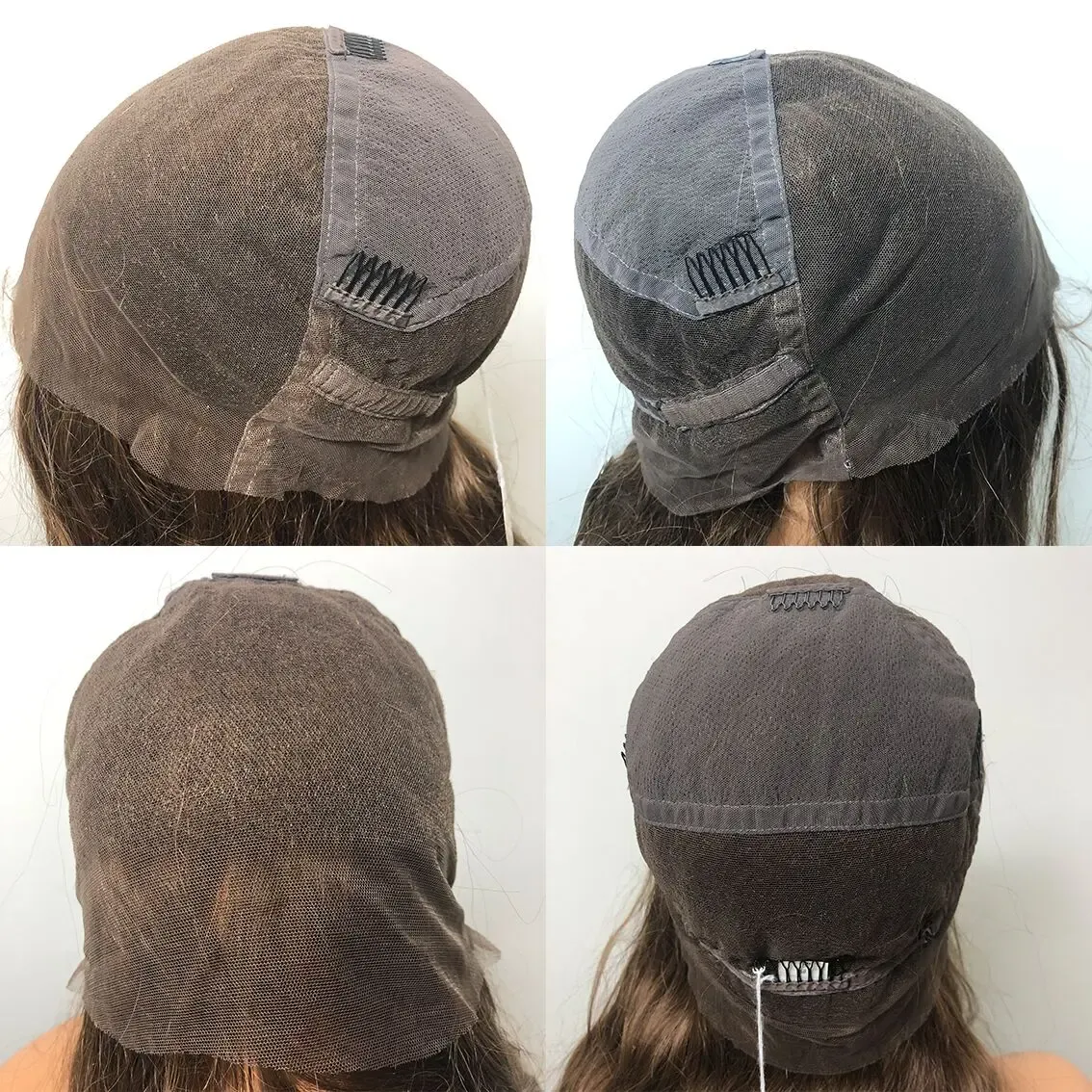 Full lace hand crocheted wig High quality Remy Hair color #613