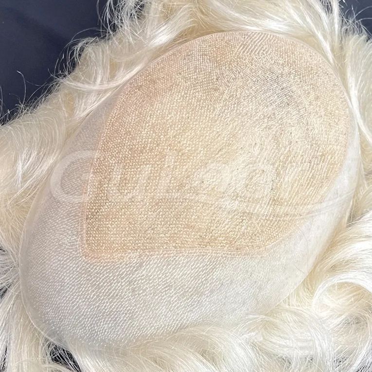 Human Hair Toupee Lace And PU Base-Guloor Hair
