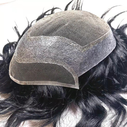 Men's Hair Replacement System | Hollywood | French Lace with Thin Skin | Guloor Hair