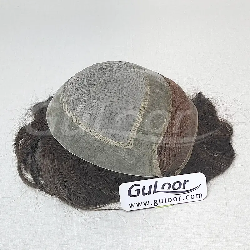 skin with lace topper # R4 Color  Custom Order  | Guloor Hair