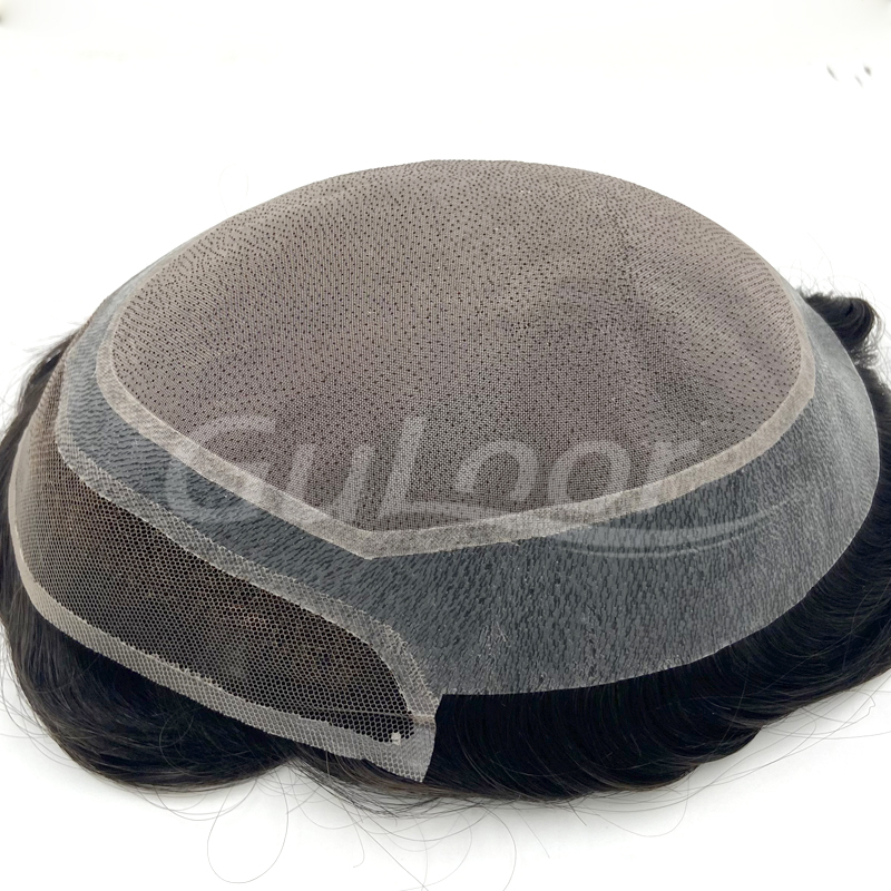 Latest style ANK#3, Men's Hair replacement System Manufactured by GULOOR wig supplier in Qingdao, China-Guloor
