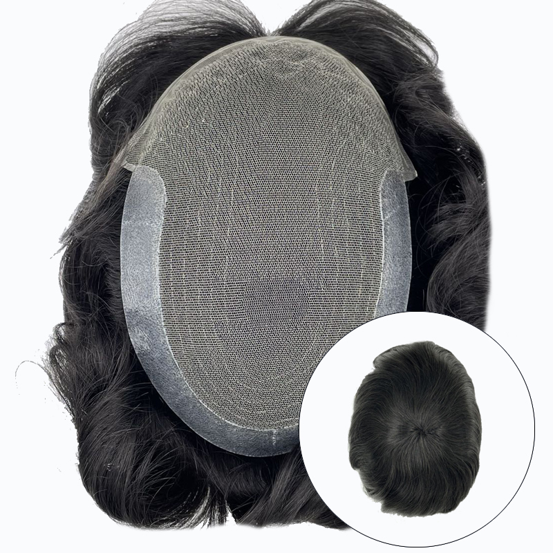 French Lace with Thin Skin Hairpieces | Q7 | Guloor Hair