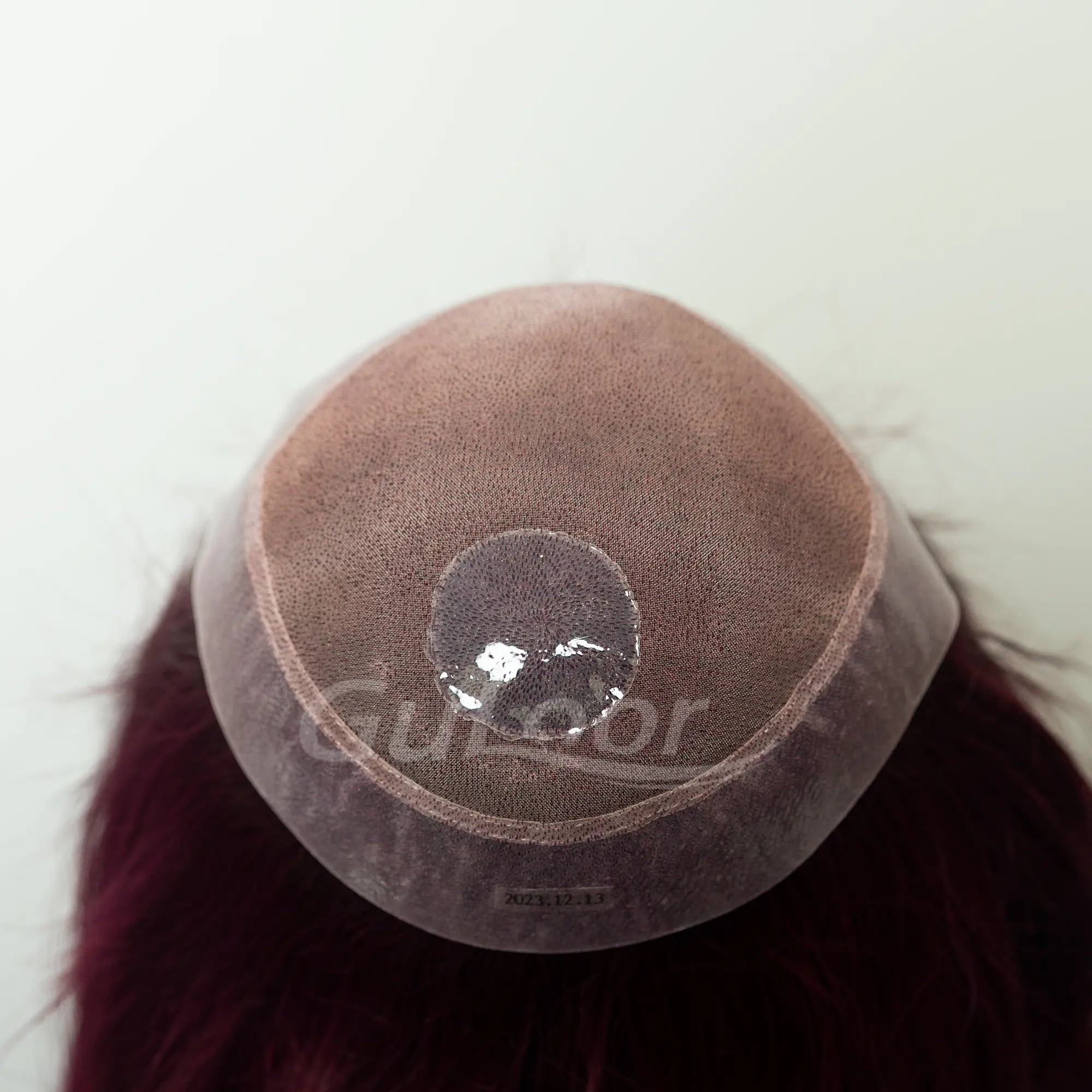 Customized women's toupper Fine Mono with Pu | Guloor Hair