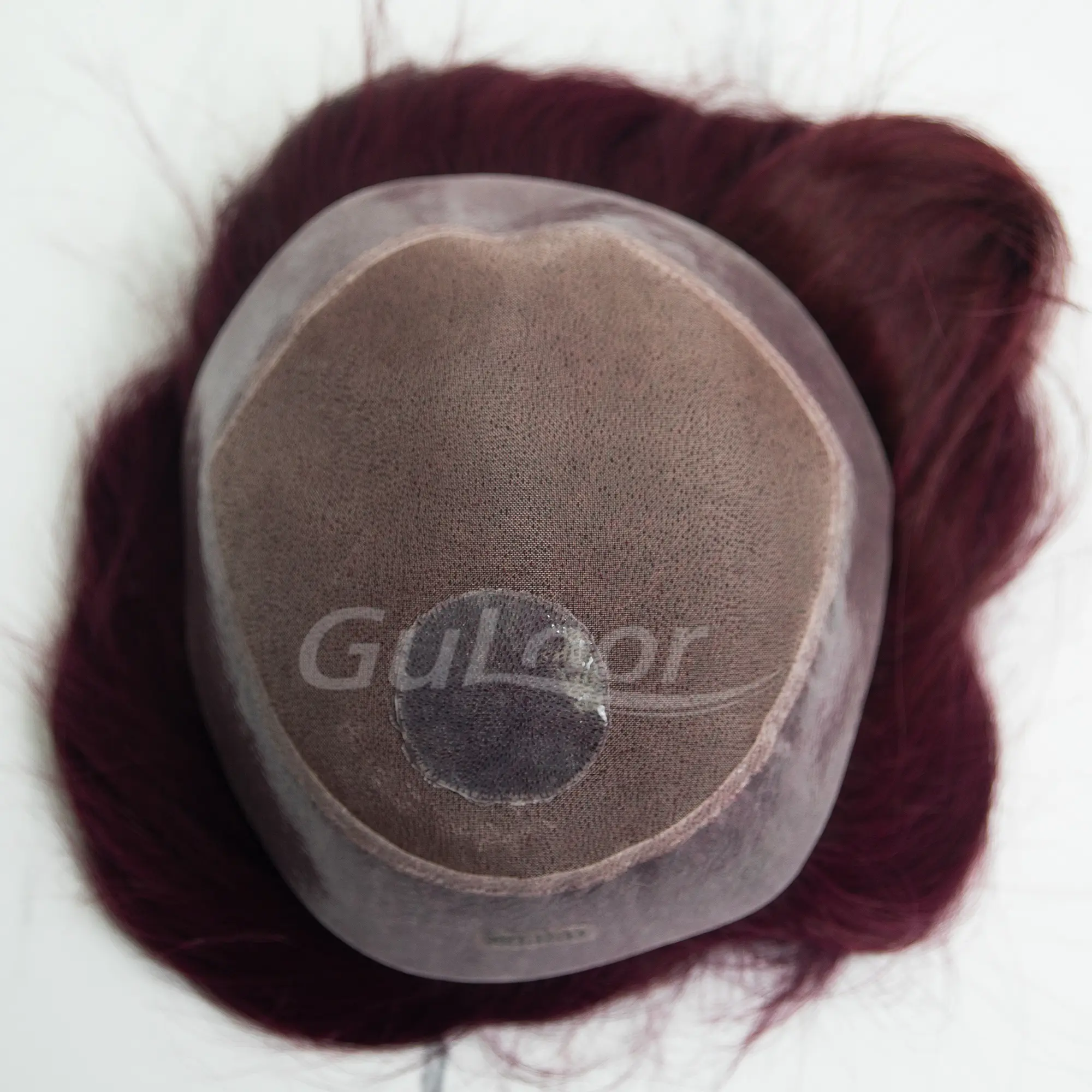 Customized women's toupper Fine Mono with Pu | Guloor Hair