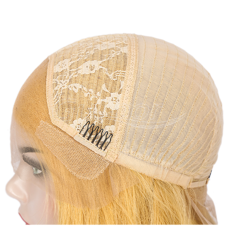 100% Virgin Human Hair Natural Straight Colorful Full Lace Wig