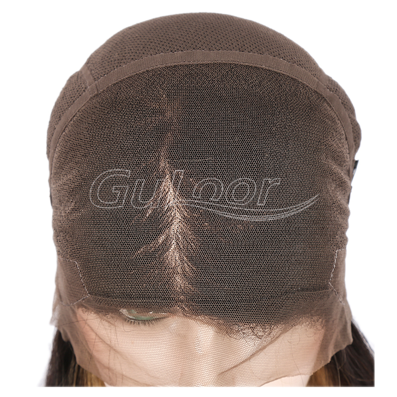 Natural Wave 1B/613 Colorful 100% Human Hair Full Lace Wig