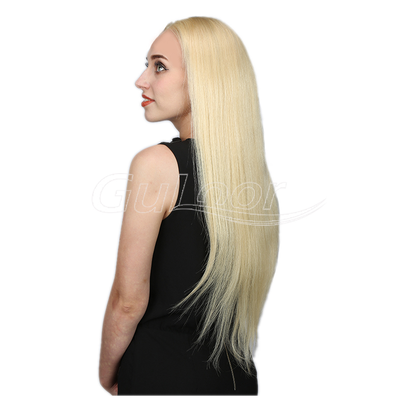 Silky Straight 613 Blonde 100% Human Hair Full Lace Wig