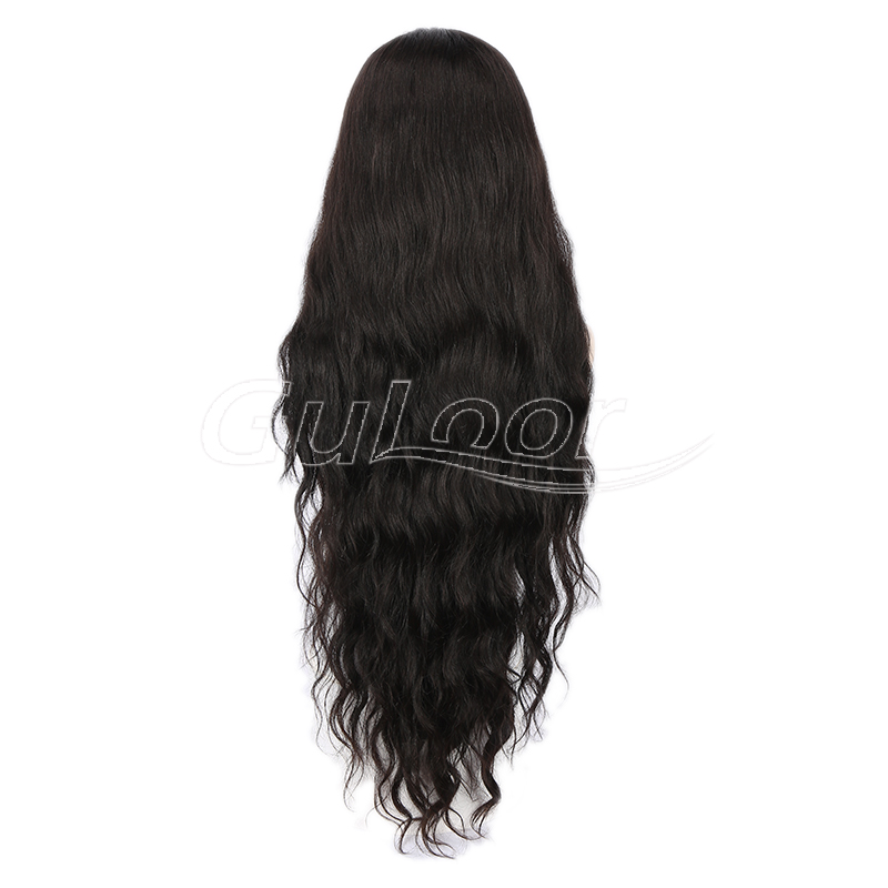 Unprocessed 100% Virgin Human Hair Long Hair Lace Front Wig