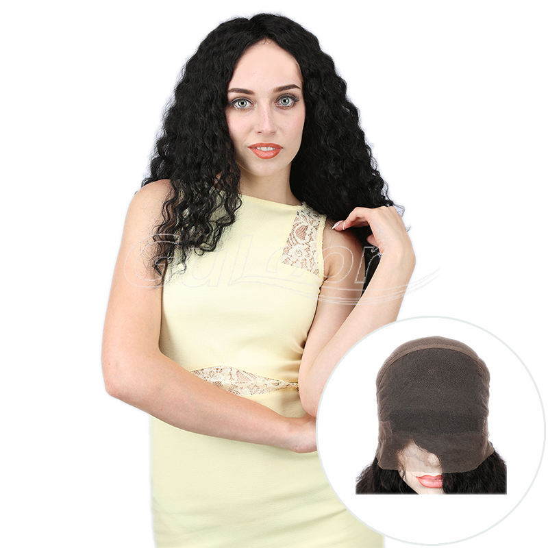 Natural Looking Curly Hair Full Lace Human Hair Wig