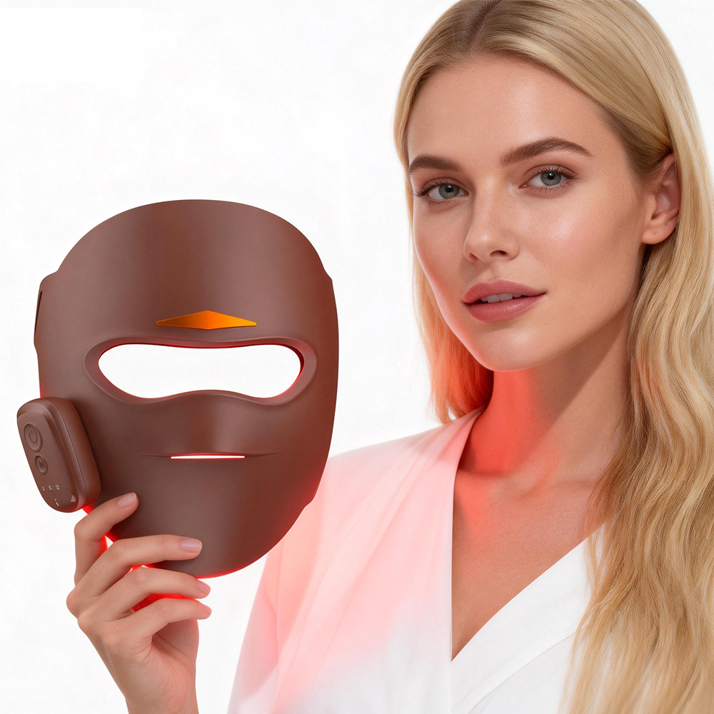 3D LED Face Mask for Skin Care - 84 LED/252 Chip Full Coverage, FDA Cleared, Professional & Home Use