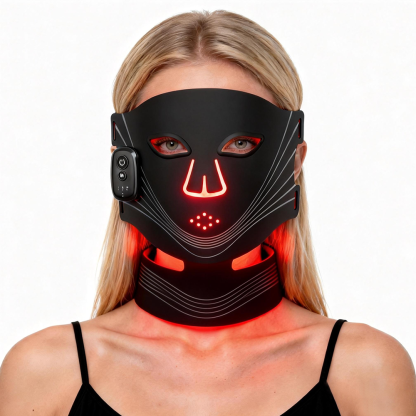 Professional Face & Neck Magnetic LED Phototherapy Mask Set | 416 LEDs Manufacturer