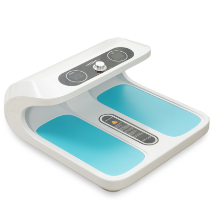 Terahertz Foot Massager KB-136C | PEMF Suspended Solenoid + Red Blue Light + Heating Belt | Beirelax OEM