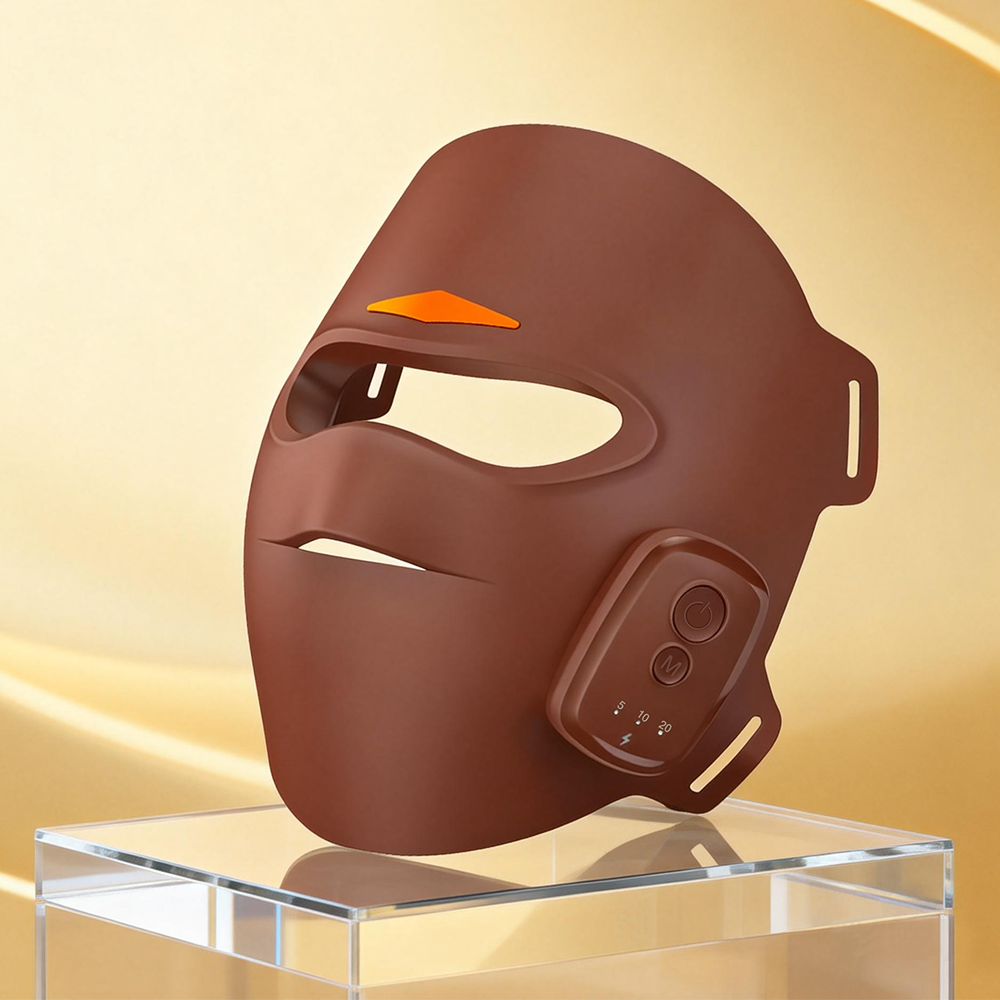 3D LED Face Mask for Skin Care - 84 LED/252 Chip Full Coverage, FDA Cleared, Professional & Home Use