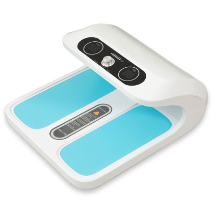 Terahertz Foot Massager KB-136C | PEMF Suspended Solenoid + Red Blue Light + Heating Belt | Beirelax OEM
