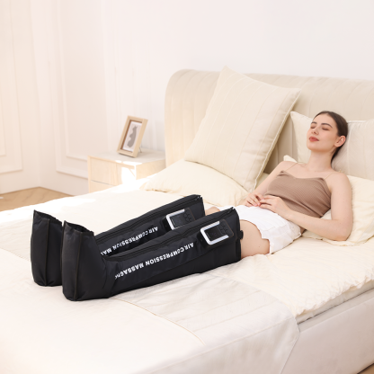 Air Compression Leg Massager ST-504A | 5-Chamber Sequential Compression + 5 Intensity | Beirelax OEM