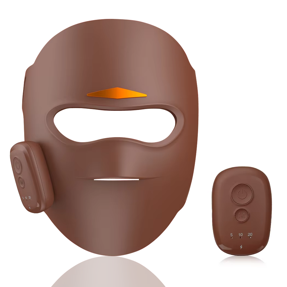 3D LED Face Mask for Skin Care - 84 LED/252 Chip Full Coverage, FDA Cleared, Professional & Home Use