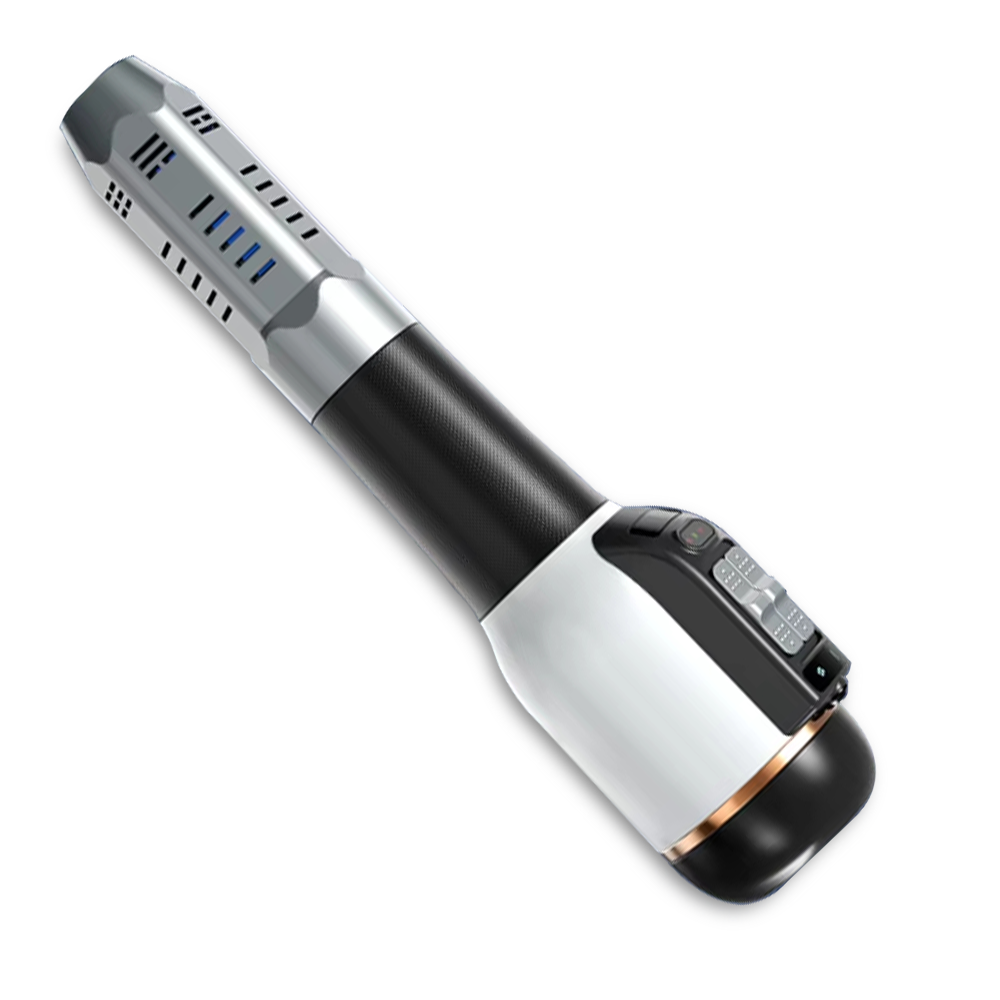 THZ008 Terahertz Therapy Blower Wand – 1200W with Amber Crystal Tube & Hot/Cold Air Design