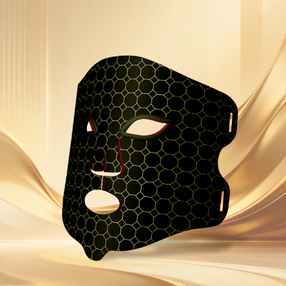 Professional Grade Silicone LED Light Therapy Mask - 650nm Red, 450nm Blue & 850nm IR with Massage - OEM/ODM Available
